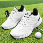 Thestron Men's Mesh Golf Shoes | Breathable Spikeless Sneakers | Lightweight Summer & Training Footwear | 916