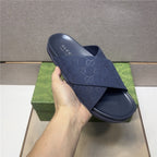 Men‘s Genuine Leather Slide Sandals | Summer Outdoor Casual Flip Flops | Anti-Slip Beach & Streetwear Sandals | 3001