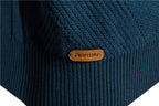 Herren-Strickjacke mit V-Ausschnitt und Farbbesatz – Lässiger, locker sitzender Pullover mit Knöpfen für den Herbst | SW199 