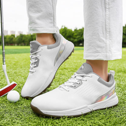 Thestron Men's Big Size Golf Shoes | Spikeless Training Shoes UK 6-13 | All-Season Casual Golf Sneakers | 2001