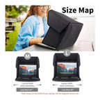 Outdoor Laptop Sun Shade Cover | Portable Privacy Screen for 12-14＂16＂Laptops | Foldable Anti-Glare Shield for Work & Travel | APJ619