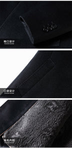 Benji Men's Wool Blend Overcoat with Detachable Rabbit Fur Lining | Winter Business Casual Topcoat for Men | Thick Mid-Length Wool Jacket| SDN682