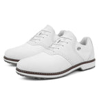 Thestron K05 Men's Brogue Style Golf Shoes | Water-Resistant Leather Spikeless Shoes | Business Casual Golf & Leisure Footwear | K05