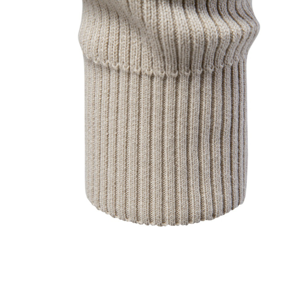 Men's Crew Neck Knit Sweater | 2026 Autumn Business Casual Pullover | Warm Cotton-Blend Jacquard Jumper | SW248