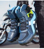 Motorcycle Riding Shoes | Unisex All-Season Urban Street Bike Boots | Casual Biker Sneakers | JC-1988