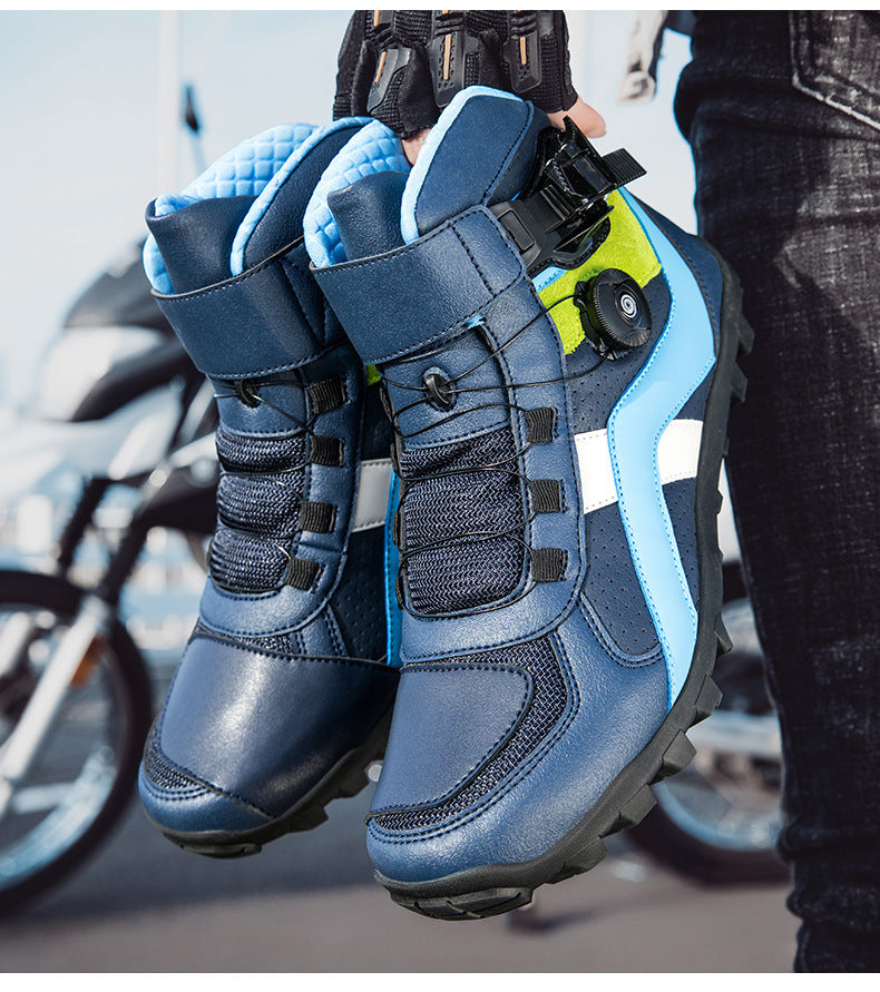 Motorcycle Riding Shoes | Unisex All-Season Urban Street Bike Boots | Casual Biker Sneakers | JC-1988