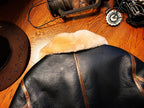 B3 Original Shearling Aviator Jacket | Men's Genuine Sheepskin Leather Bomber | Warm Fur-Lined Motorcycle Coat