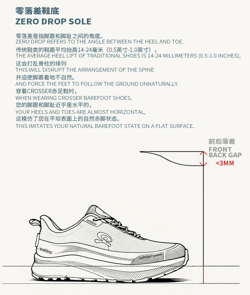 Men‘s 4E Wide Width Waterproof Trail Runners Trainers Lightweight Cushioned Hiking Shoes for Overpronation All‑Terrain Outdoor Sneakers
