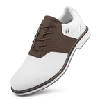Thestron K05 Men's Brogue Style Golf Shoes | Water-Resistant Leather Spikeless Shoes | Business Casual Golf & Leisure Footwear | K05
