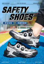 NK198 Steel Toe Safety Shoes | Anti-Puncture & Impact-Resistant Work Sneakers | European Standard Protective Trainers