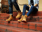 Timberland Inspired Genuine Leather Waterproof Boots For Men & Women Martin Shoes Outdoor High-Top Work & Hiking Footwear