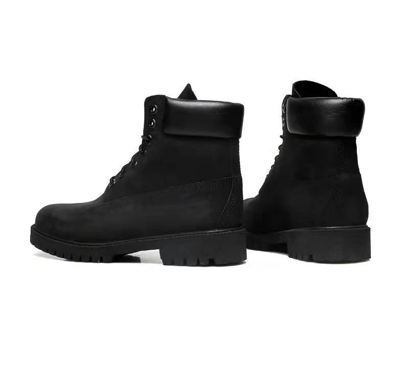 Timberland Inspired Genuine Leather Waterproof Boots For Men & Women Martin Shoes Outdoor High-Top Work & Hiking Footwear