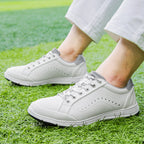 THESTRON Men's Spikeless Golf Shoes Big Size Training & Casual Golf Sneakers All-Season Breathable Footwear | 718