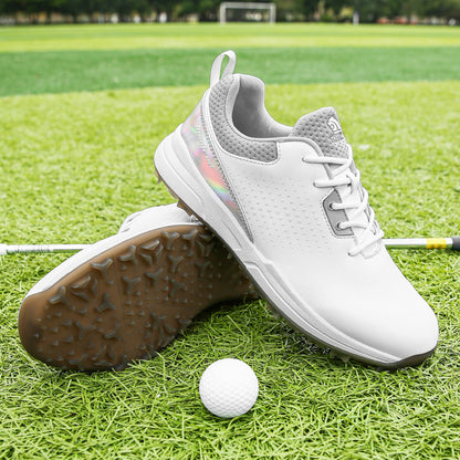 Thestron Men's Big Size Golf Shoes | Spikeless Training Shoes UK 6-13 | All-Season Casual Golf Sneakers | 2001