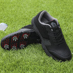 THESTRON Men's Big Size Waterproof Golf Shoes | Spiked Athletic Sneakers Size US 7-15 | T615