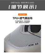 NK198 Steel Toe Safety Shoes | Anti-Puncture & Impact-Resistant Work Sneakers | European Standard Protective Trainers
