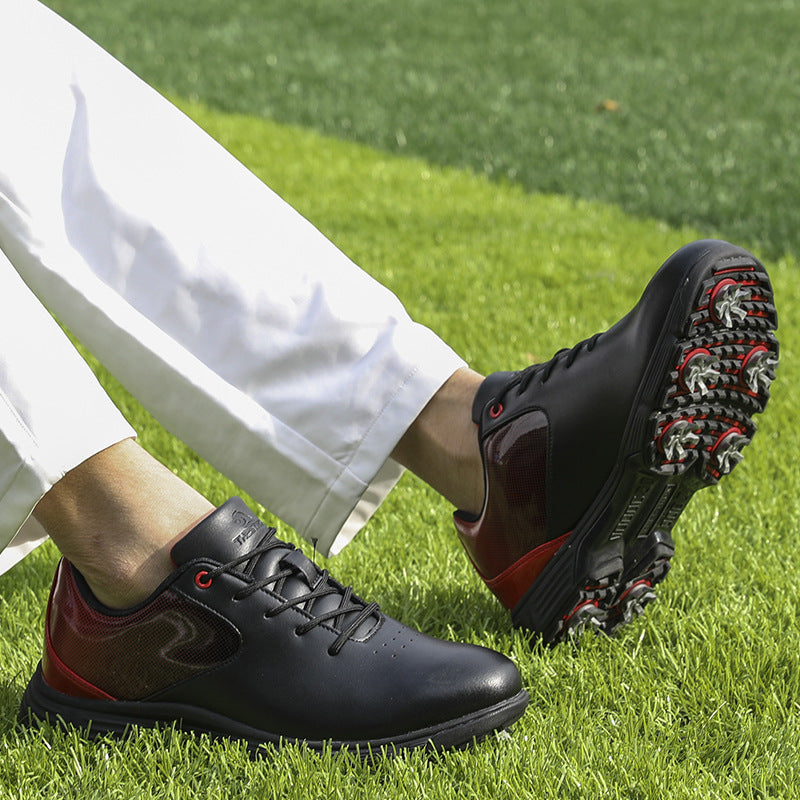 Thestron Waterproof Golf Shoes | Big Size Spiked Training Shoes | All-Weather Performance & Casual Footwear | T616