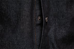 Herren-Jeanshemd mit verwaschenem Muster – Langarm, 100 % Baumwolle, lässiges Button-Up-Oberteil | 6025 