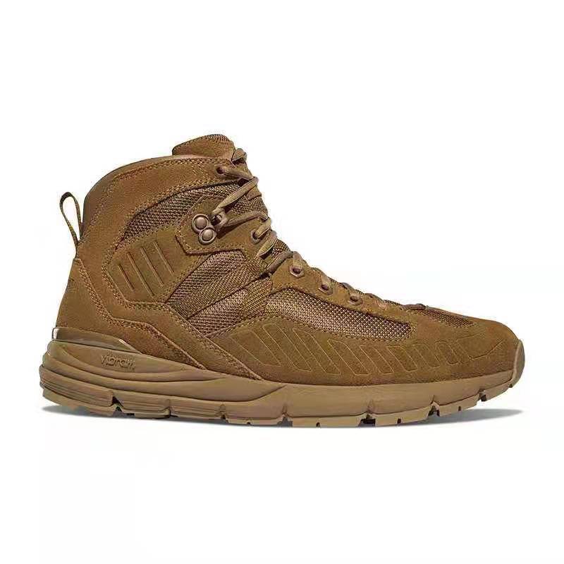 High-Top Desert Tactical Boots | Waterproof Suede Hiking Shoes with Gore-Tex & Vibram Sole | Breathable Outdoor Trekking Footwear | Tex01