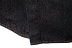 Herren-Jeanshemd mit verwaschenem Muster – Langarm, 100 % Baumwolle, lässiges Button-Up-Oberteil | 6025 