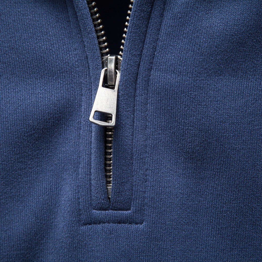 Men's Half-Zip Stand Collar Sweatshirt | 2026 Autumn Casual Pullover with Raglan Sleeves | Soft Cotton-Blend Fleece Top | HD3046
