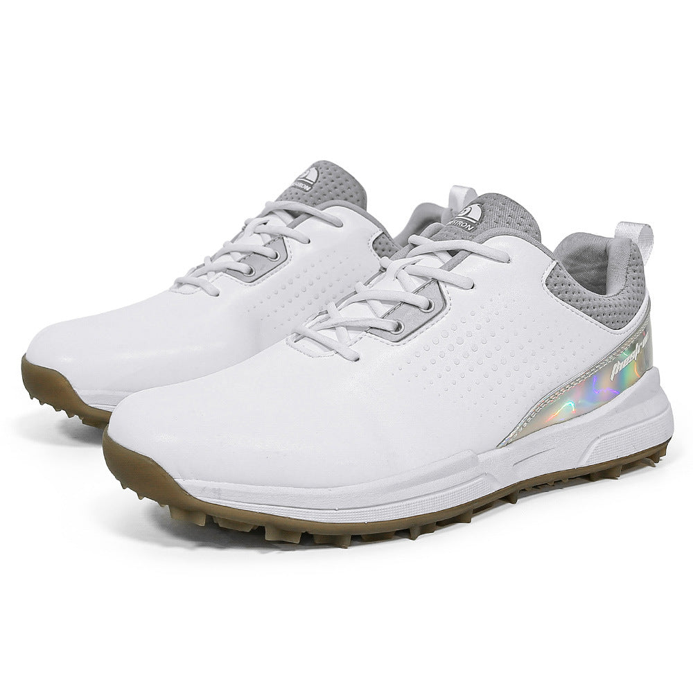 Thestron Men's Big Size Golf Shoes | Spikeless Training Shoes UK 6-13 | All-Season Casual Golf Sneakers | 2001