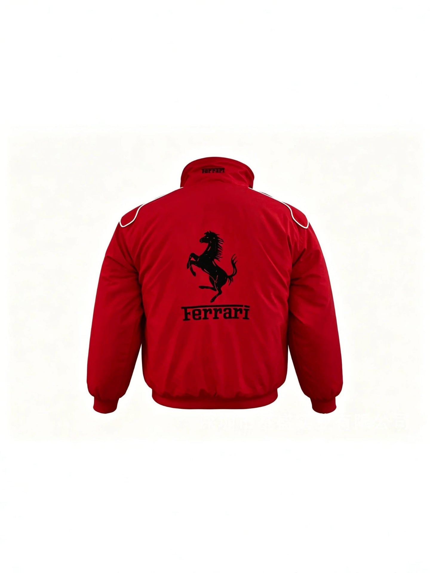Vintage F1 Racing Jacket Marlboro Style Embroidered Cotton Puffer Coat Unisex Retro Motorsport Outerwear