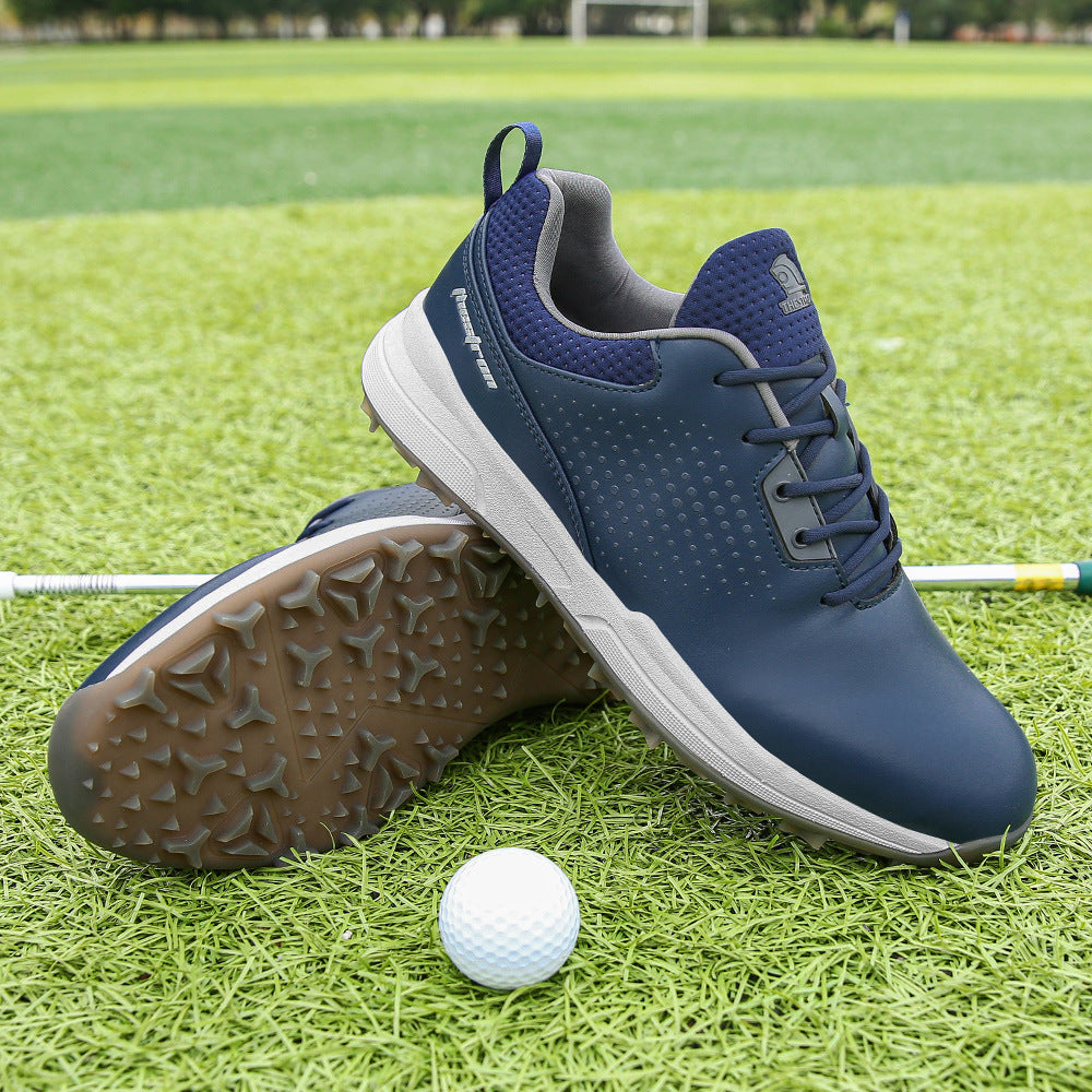 Thestron Men's Big Size Golf Shoes | Spikeless Training Shoes UK 6-13 | All-Season Casual Golf Sneakers | 2001