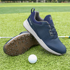 Thestron Men's Big Size Golf Shoes | Spikeless Training Shoes UK 6-13 | All-Season Casual Golf Sneakers | 2001