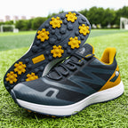 Thestron Men's Mesh Golf Shoes | Breathable Spikeless Sneakers | Lightweight Summer & Training Footwear | 916