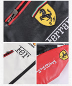 Men's PU Leather Moto Jacket | 2026 Korean Style Racing Coat | Waterproof Windproof Fleece-Lined Biker Outerwear
