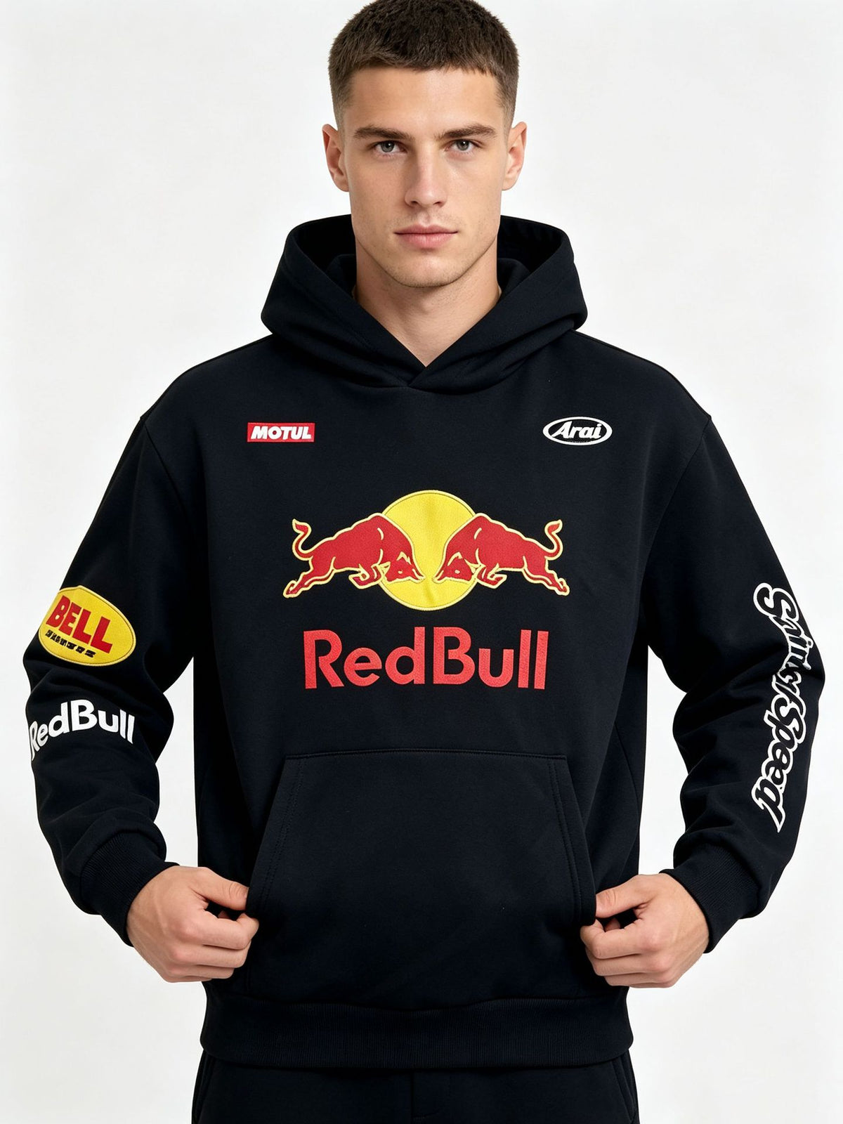 F1 Racing Embroidered Hoodie RedBull, Porsche, Mercedes, BMW & Subaru Styles Jacket | Unisex Streetwear Pullover Sweatshirt