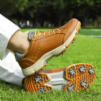 Thestron 716 Men's Big Size Spiked Golf Shoes | Size 39-49 (UK 6-14) | All-Terrain Performance Footwear | 716