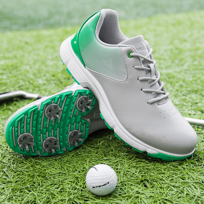 Thestron Waterproof Golf Shoes | Big Size Spiked Training Shoes | All-Weather Performance & Casual Footwear | T616