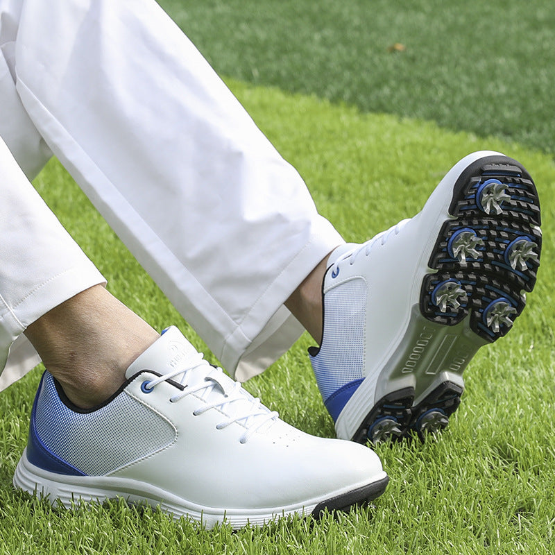 Thestron Waterproof Golf Shoes | Big Size Spiked Training Shoes | All-Weather Performance & Casual Footwear | T616