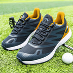 Thestron Men's Mesh Golf Shoes | Breathable Spikeless Sneakers | Lightweight Summer & Training Footwear | 916