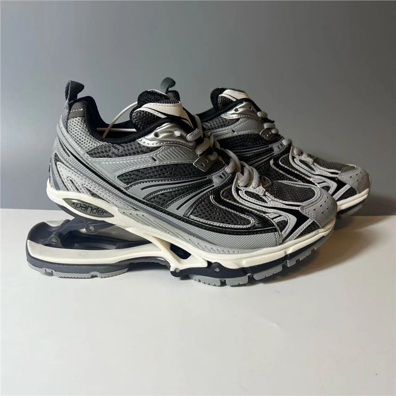 Paris 6th X-Pander Spring Sole Sneakers Distressed Dad Shoes Unisex High-Top Platform Casual Trainers