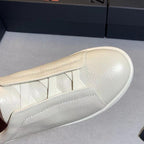 New Genia Men's Slip-On Loafers | Genuine Leather Luxury Sneakers with Sheepskin Lining | Premium Casual Driving Shoes | 6188