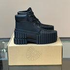 Puting Chunky Platform Martin Boots | Men's Thick-Soled Height-Increasing Ankle Boots | Waterproof Casual Short Boots | MD001