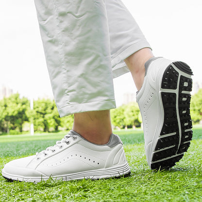 THESTRON Men's Spikeless Golf Shoes Big Size Training & Casual Golf Sneakers All-Season Breathable Footwear | 718