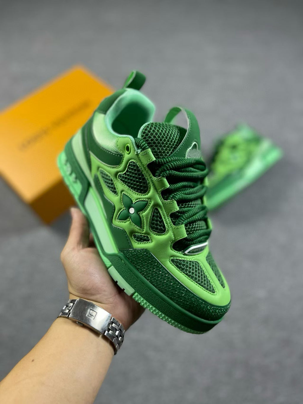 Unisex Donut Thick-Soled Dad Sneakers | Height-Increasing Chunky Trainers | Fashion Casual Lace-Up Sports Shoes | 12124
