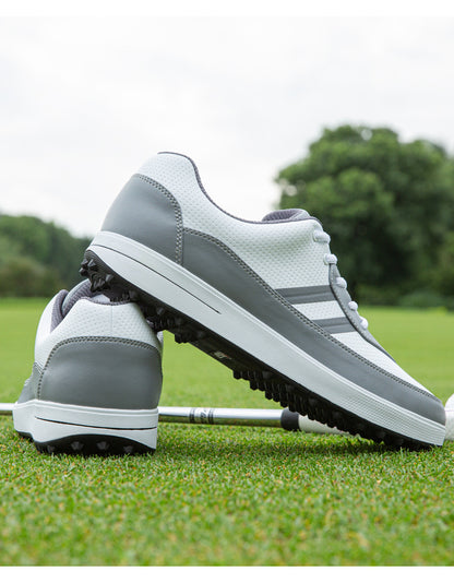 PGM Men's Waterproof Golf Shoes Spiked Athletic Sneakers All-Terrain Golf & Casual Footwear | XZ299