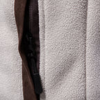 Men's Suede & Fleece Spliced Hoodie Jacket 2026 Winter Thick Warm Zip-Up Sweatshirt Casual Outerwear
