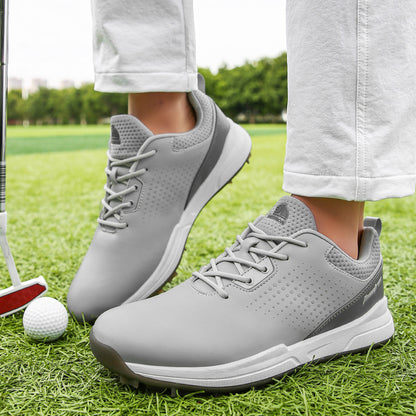 Thestron Men's Big Size Golf Shoes | Spikeless Training Shoes UK 6-13 | All-Season Casual Golf Sneakers | 2001