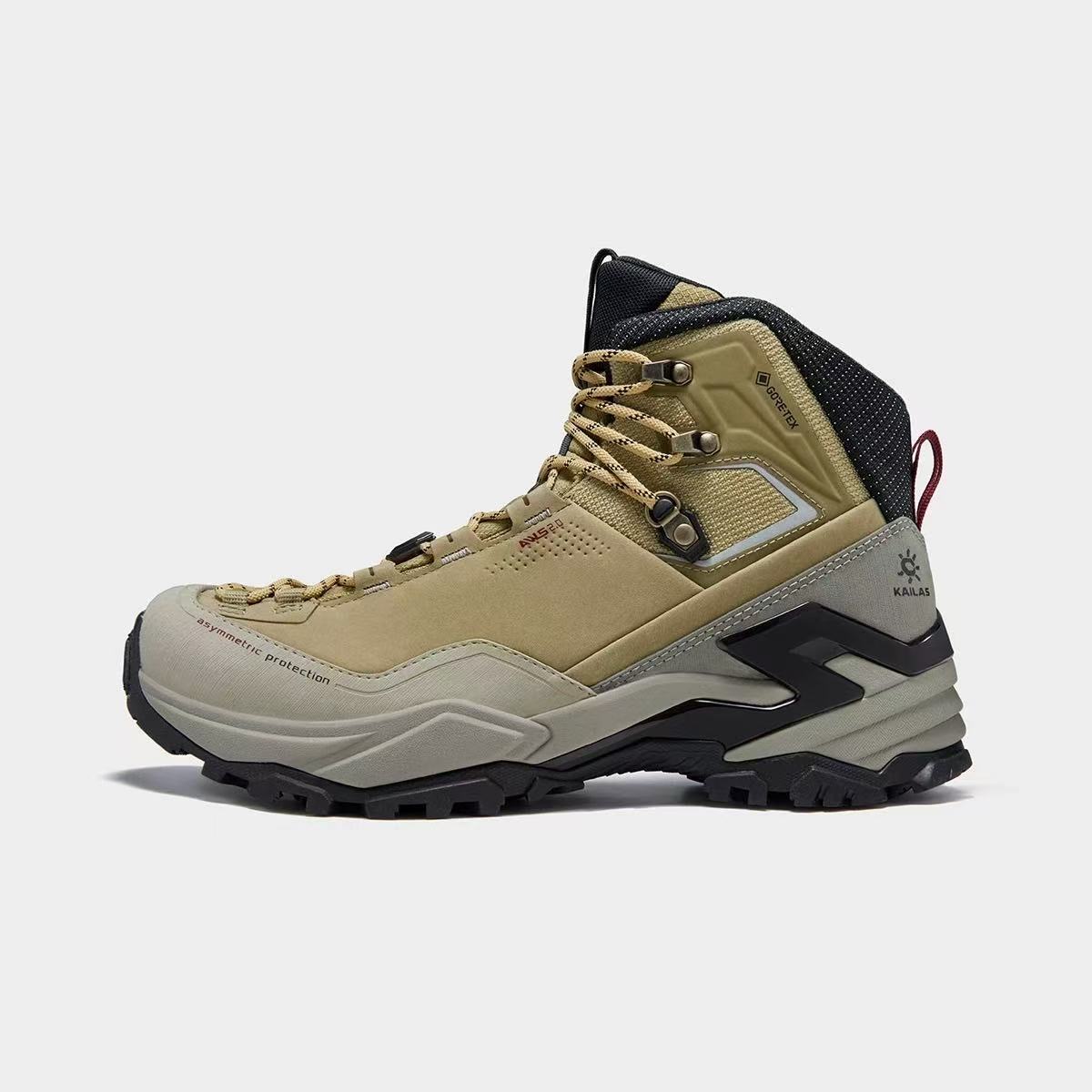 KAI LAS MT5-GTX Mid Hiking Shoes | Men's Waterproof Leather Trekking Boots | Non-Slip Outdoor Trail Footwear | 2533