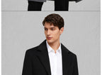 Herren Trenchcoat aus Wolle mit Umlegekragen, lang, aus Wolle und Wollmischungen, Wolljacke, Mantel | JJ-YF601 
