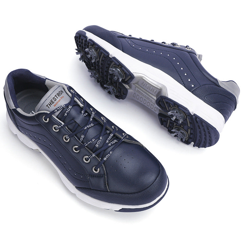 Thestron 716 Men's Big Size Spiked Golf Shoes | Size 39-49 (UK 6-14) | All-Terrain Performance Footwear | 716