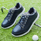 THESTRON Men's Spikeless Golf Shoes Big Size Training & Casual Golf Sneakers All-Season Breathable Footwear | 718