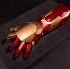Iron Man MK42 Wearable Armor Arm | 1:1 Scale Voice & Remote Control Open/Close Gauntlet | LED Laser & Repulsor Effects | GTX001