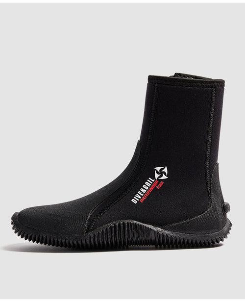 DIVE& SAIL 5MM Neoprene Dive Boots | High-Top Water Shoes for Surfing, Snorkeling & Beach | Anti-Slip Aqua Socks | D551178N